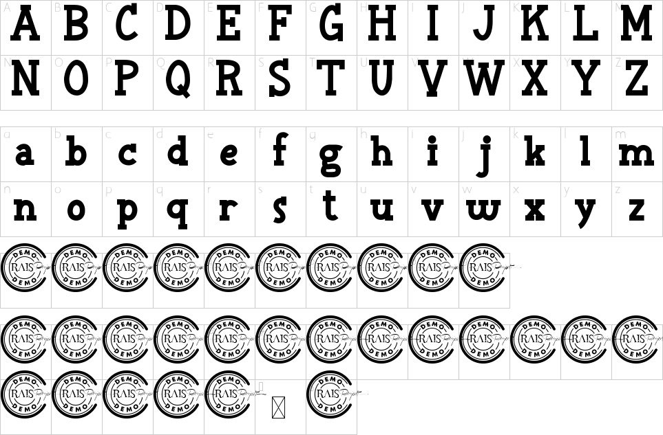 character map