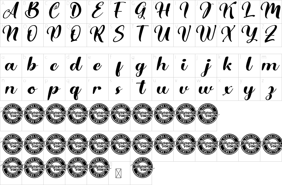 character map