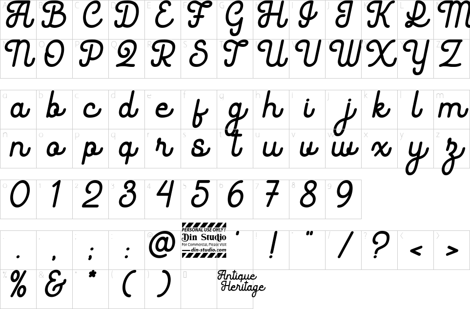 character map