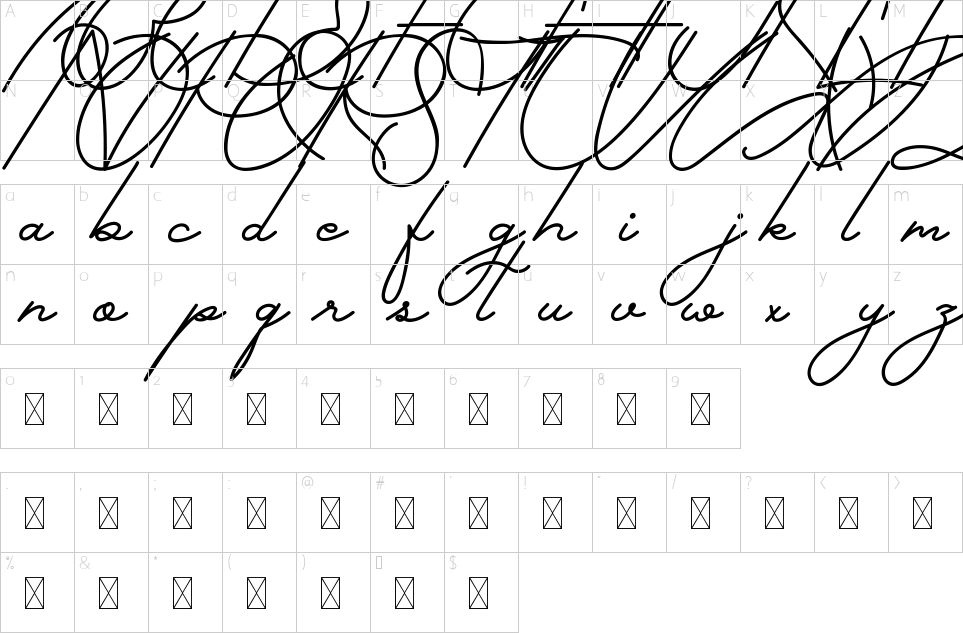 character map