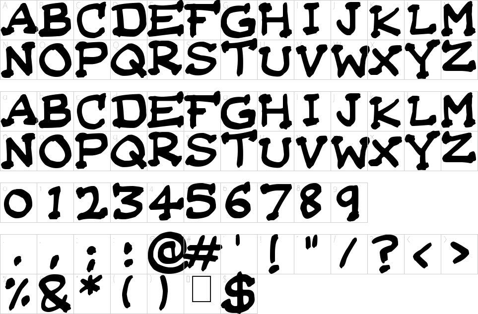 character map