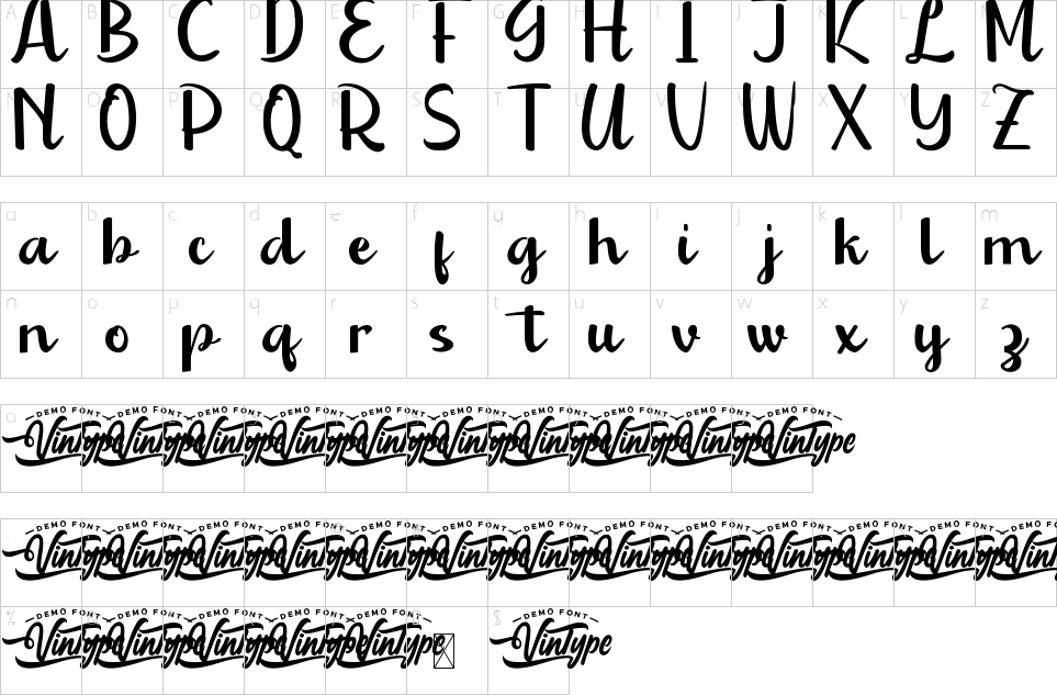 character map