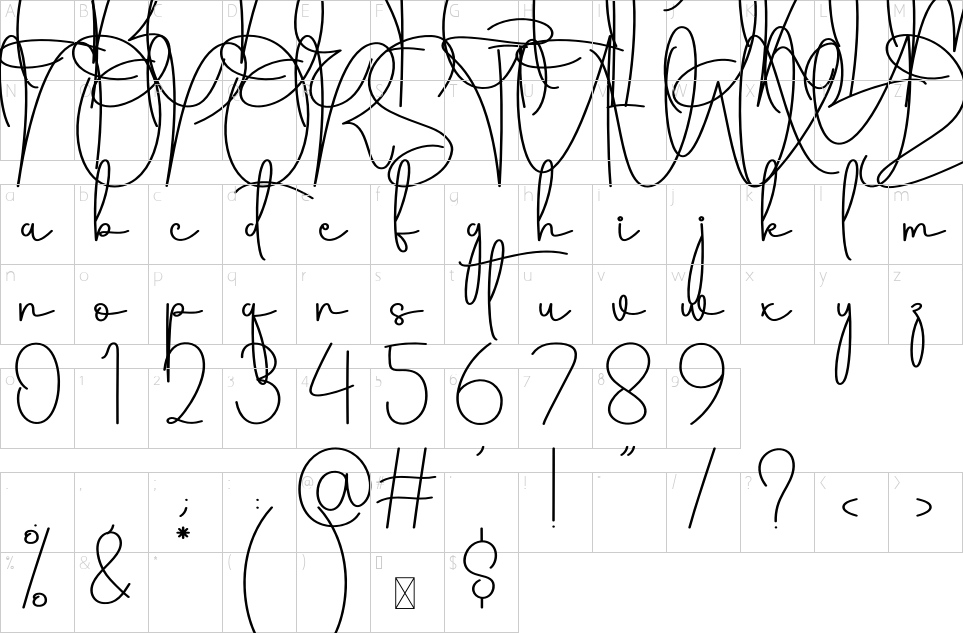 character map