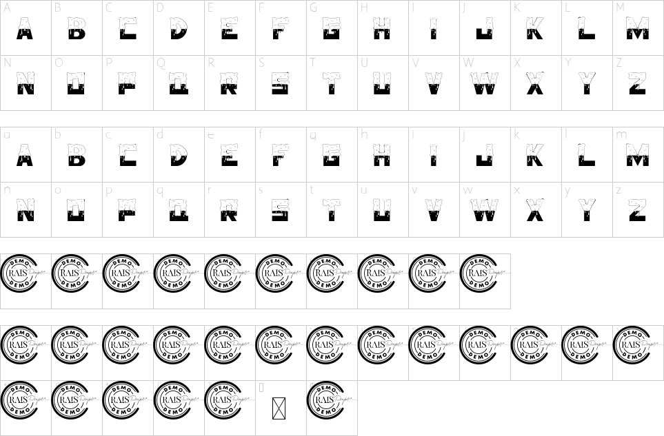 character map