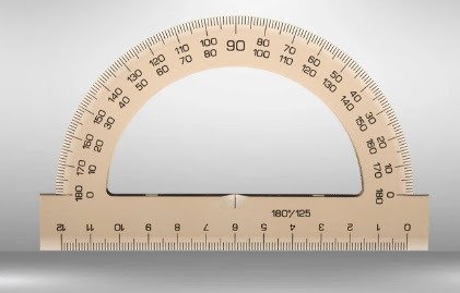 Laser Cut Geometry Protractor Free Vector Download - 3axis.co - 3D model önizlemesi