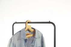 Laser Cut Mountain Clothes Hanger