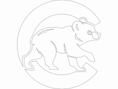 Chicago Cubs dxf File