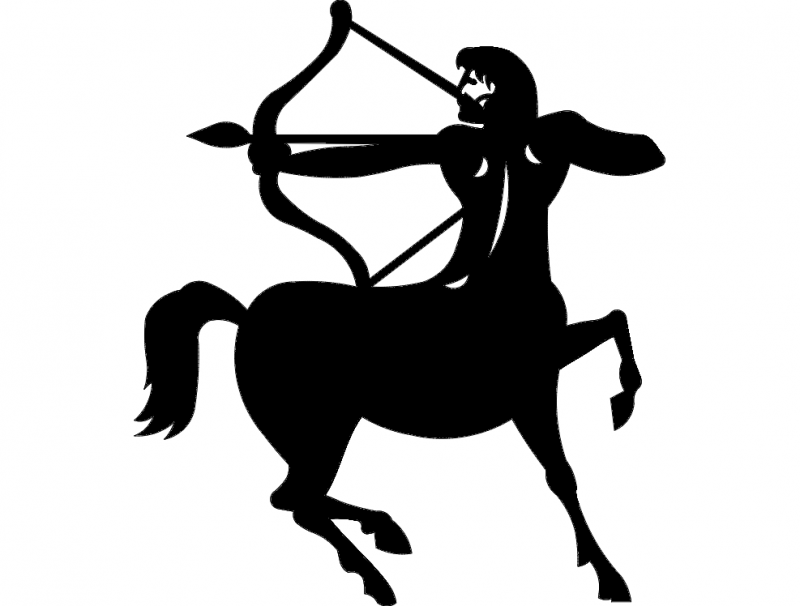 Sagittarius Zodiac Sign SVG