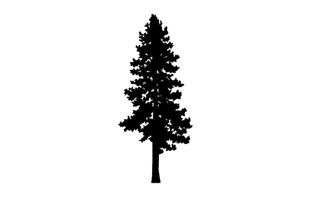 Trees dxf File Free Download - 3axis.co - 1002 x 633 png 10kB