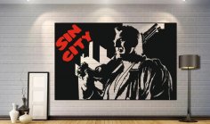 Sin City Poster Wall Decor Free Vector