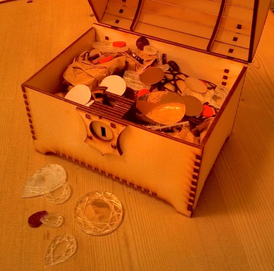 Laser Cut Jewels Gem Shapes SVG File Free Download - 3axis.co - 3D model önizlemesi