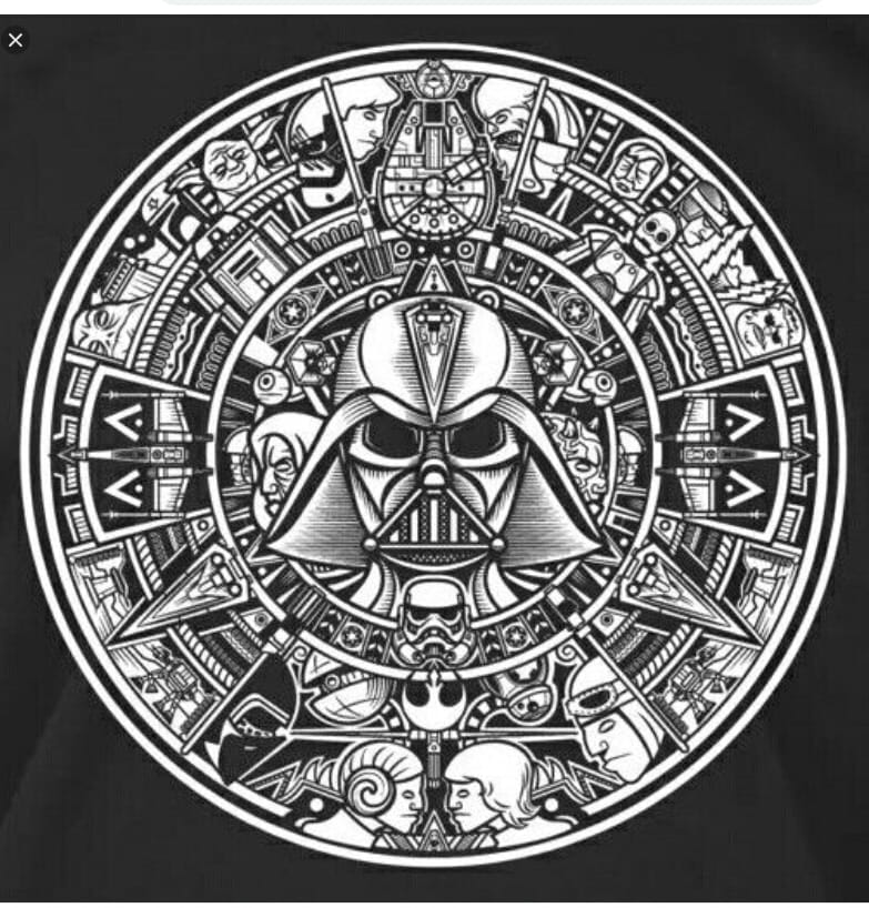 Star Wars Aztec Calendar DXF File Free Download 3axis co Star Wars Aztec Calendar DXF File Free Download 3axis co