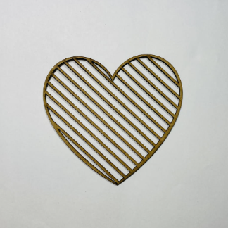 Laser Cut Heart Wood Cutout Unfinished Wooden Heart Shape Free Vector