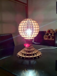 Lamp With Globe dxf File