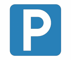 Parking Place Road Sign dxf File