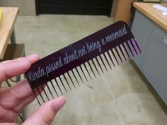 Laser Cut Comb SVG File