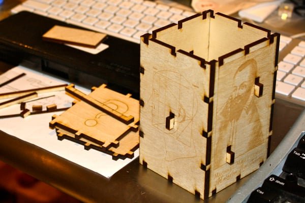 Laser Cut Mystery Box Free Vector Download - 3axis.co - 3D model önizlemesi