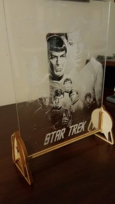 Laser Cut Star Trek Origins Acrylic Stand