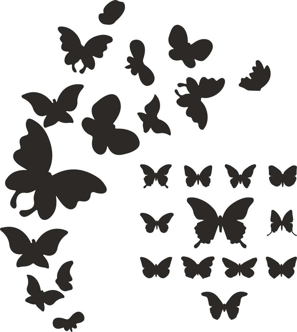 Download Butterfly Silhouette Vector Art (.eps) Free Vector Download - 3axis.co