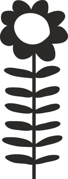 Sunflower symbol dxf File
