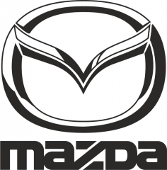 Mazda Black Vector Logo Free Vector