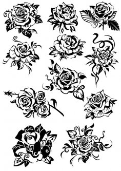 Flowers Roses Free Vector