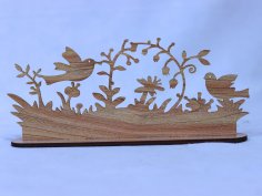 Laser Cut Birds Table Decor Free Vector