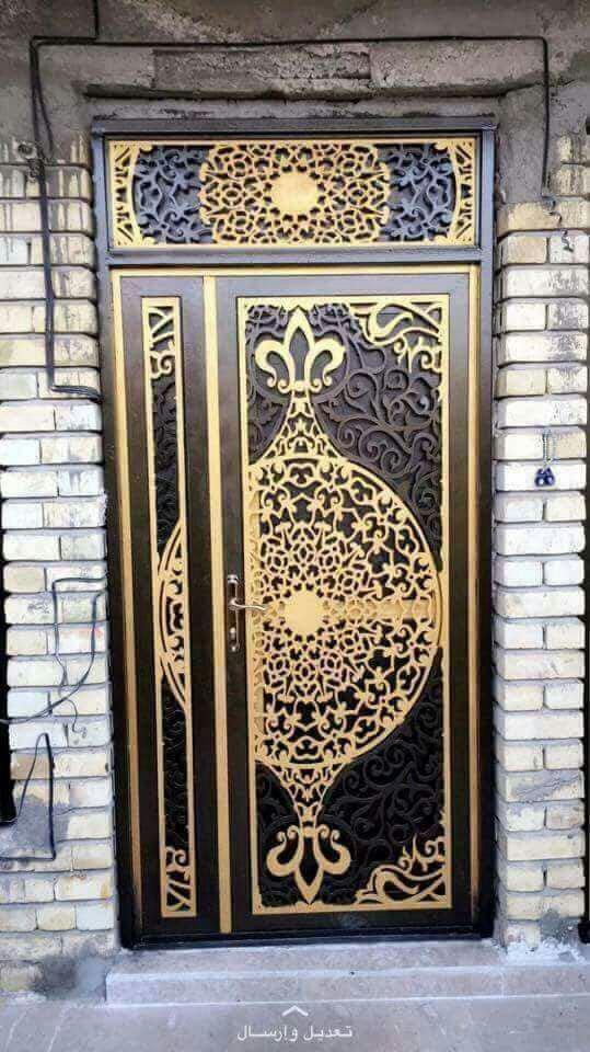 Decorative Door Design DXF File Free Download - 3axis.co