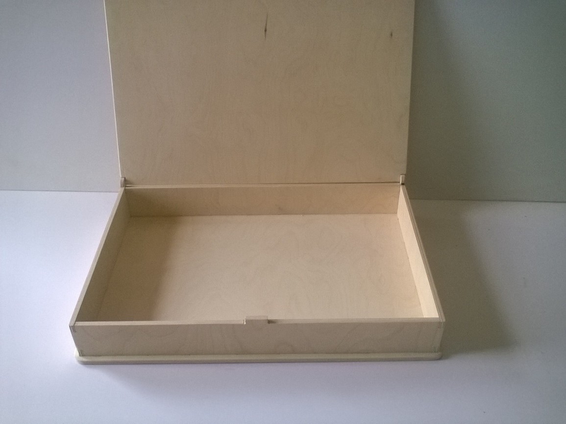 Laser Cut Wooden Box With Lid DXF File