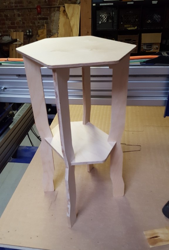Laser Cut Small End Table DXF File