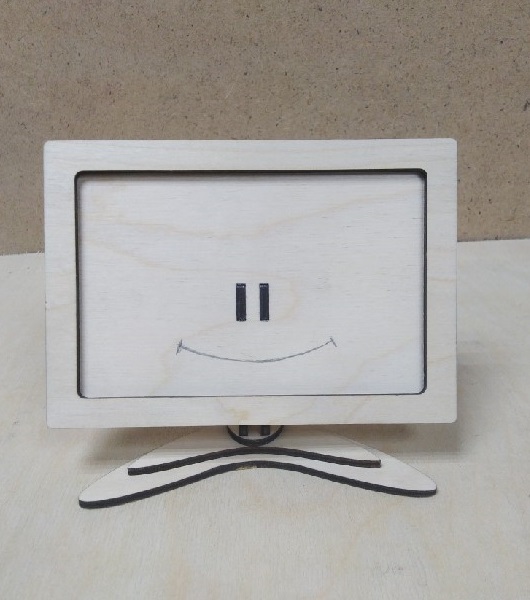 Laser Cut Photo Frame With Stand Free Vector
