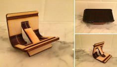 Laser Cut Portable Phone Stand DXF File