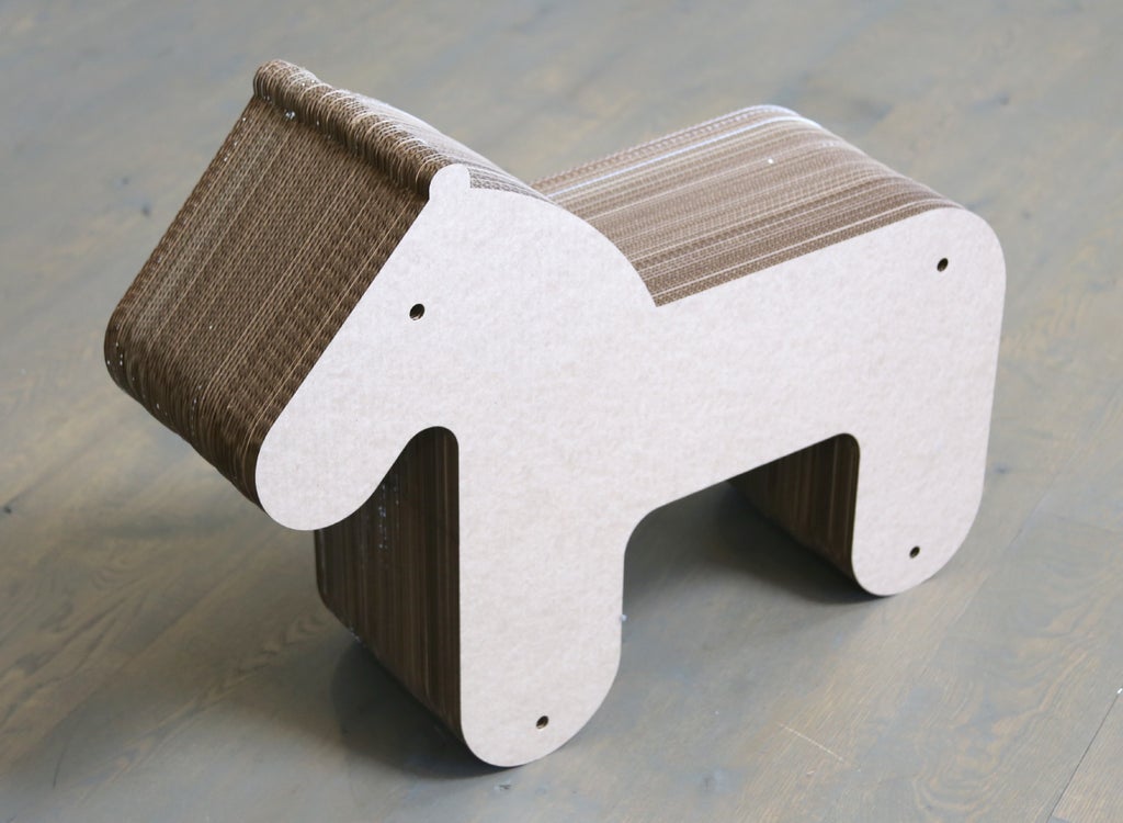 Laser Cut Cardboard Toy Horse Free Vector