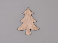 Laser Cut Christmas Tree Cut Out Wood Shape Free Vector