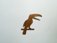 Laser Cut Toucan Shape Unfinished Wood Cutout Free Vector