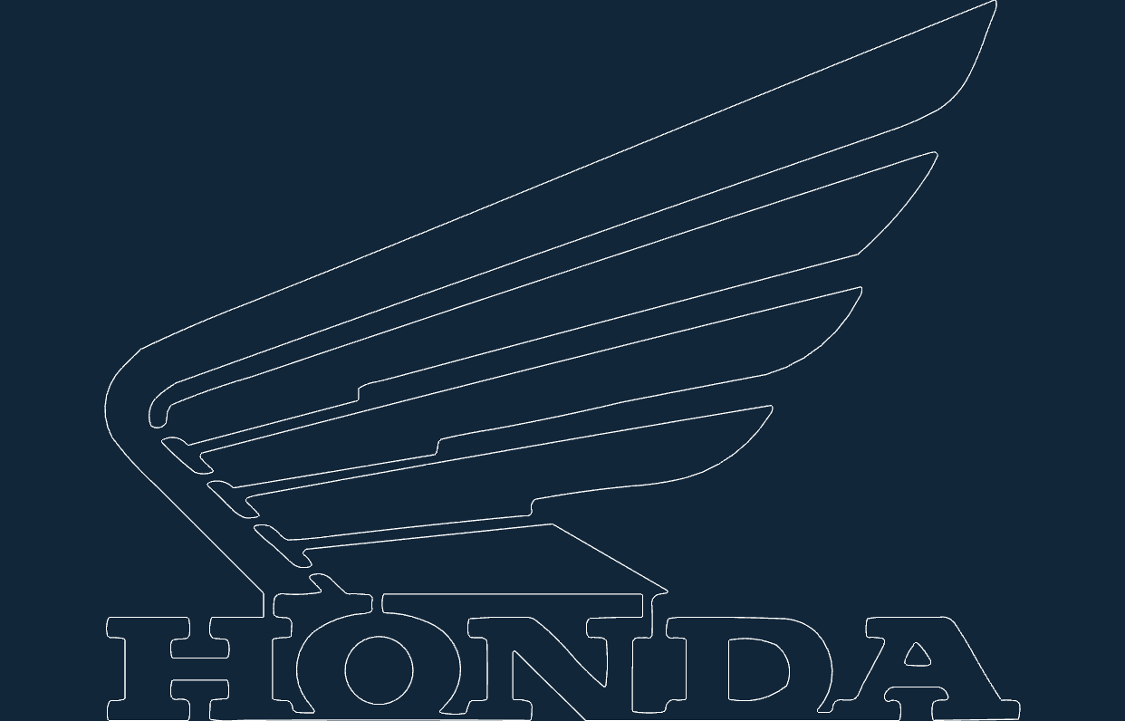 honda motorcycle logo font