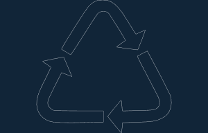 Recycling Symbol dxf