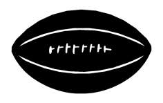 American Football dxf File