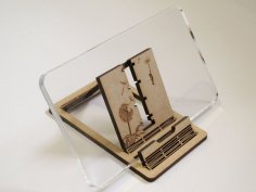 Phone Stand Laser Cut DXF File