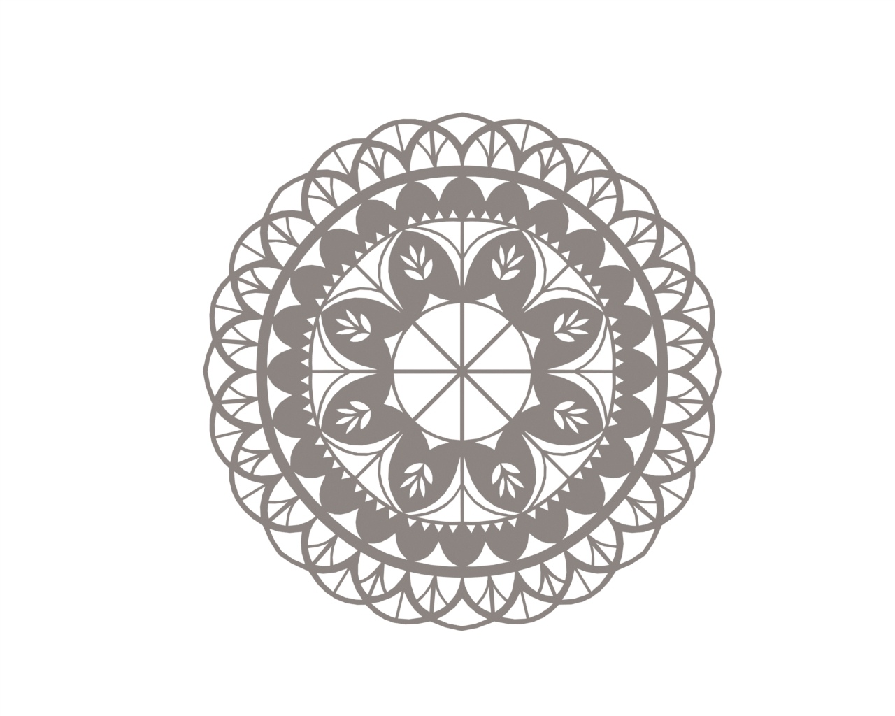 Download Mandala Vector Mandala Floral Mandala Flower Vector DXF File Free Download - 3axis.co