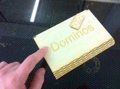 Laser Cut Dominos And Flex Box DXF File