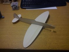 Balsa Spitfire Glider 2 6mm DXF File
