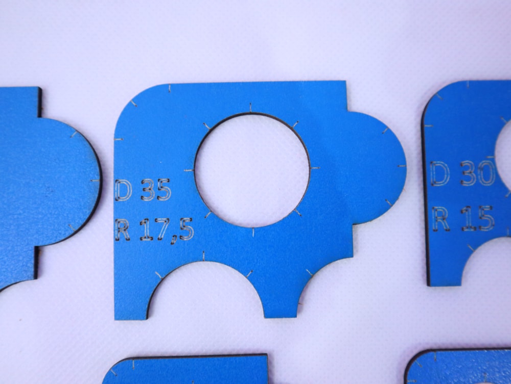Laser Cut Circle Templates And Stencils DXF File