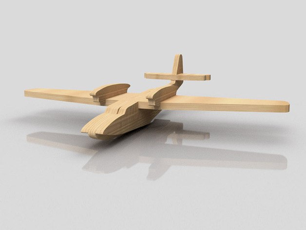 Laser Cut Aircraft Dornier Do 26 Flying Boat Wooden Model SVG File