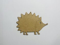 Laser Cut Hedgehog Wood Cutout Unfinished Wooden Hedgehog Shape Free Vector