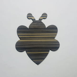 Laser Cut Bumble Bee Wood Cutout Shape Free Vector