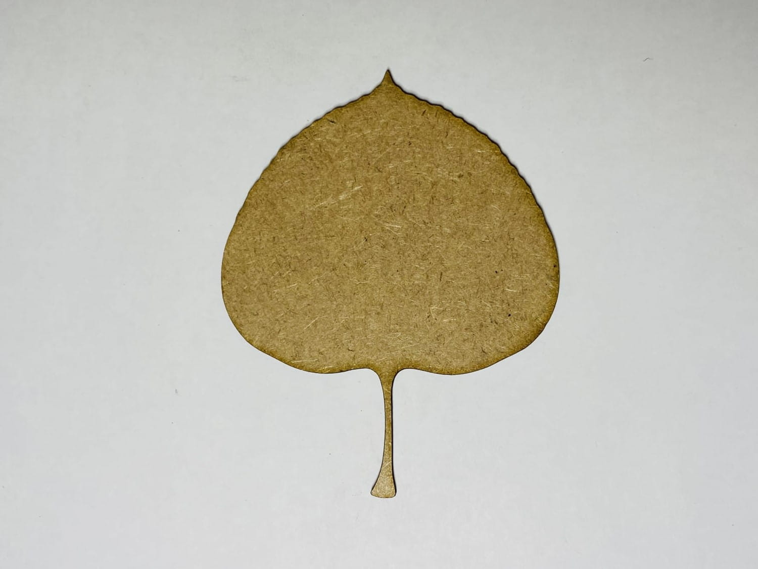 Laser Cut Aspen Leaf Wood Blank Cutout Free Vector