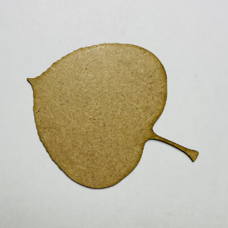 Laser Cut Aspen Leaf Wood Blank Cutout Free Vector