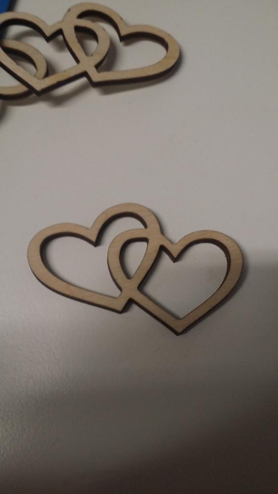Laser Cut Two Hearts DXF File Free Download - 3axis.co