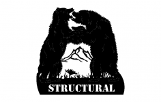 Dancing Bears Structural dxf File